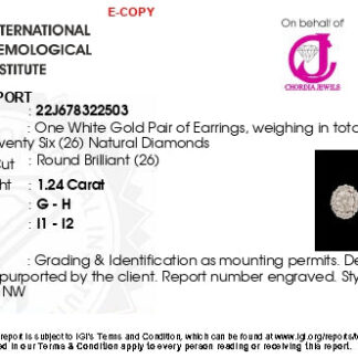 Halo Wedding Earrings In 14k Real White Gold Diamond 1.24 CTW Round Cut Bridal Studs