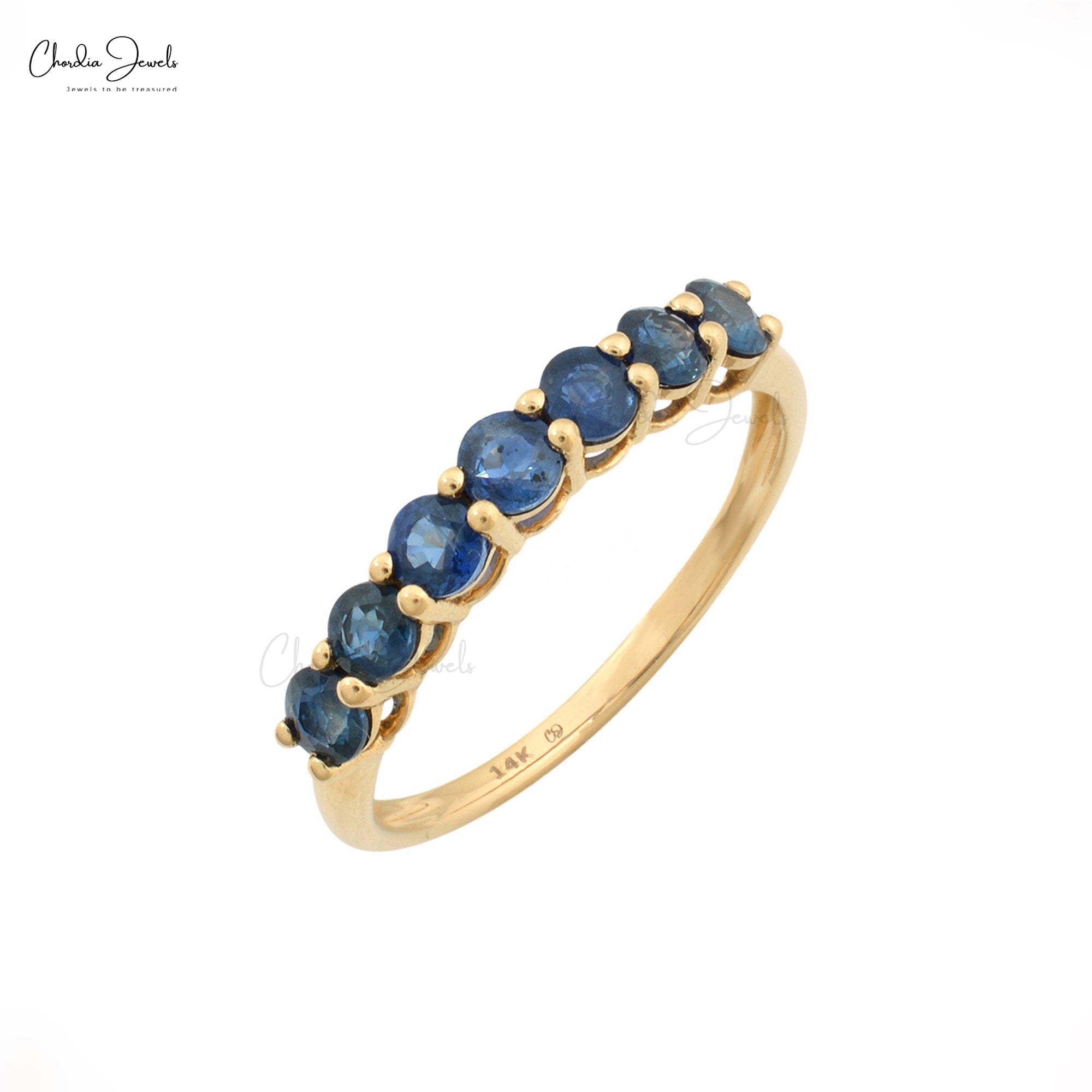AAA Quality September Birthstone Eternity Band For Women