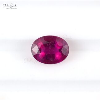 Top Grade 1.55 Carat Fine Oval Cut Rubellite Tourmaline Loose Gemstone for Sale, 1 Piece