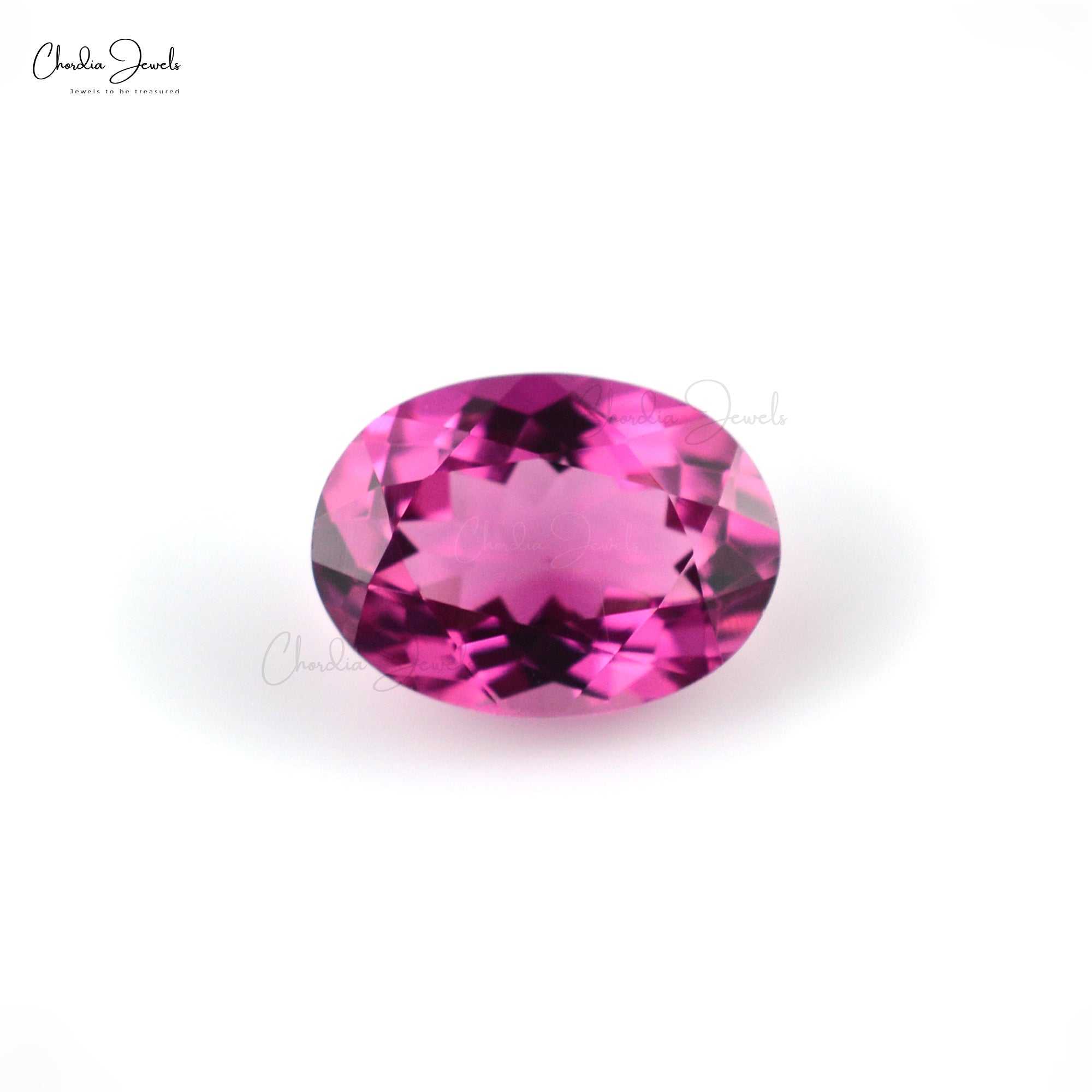 AAA Pink Tourmaline 1.36 Carat Natural Oval Cut Gemstone for Making Rings, 1 Piece