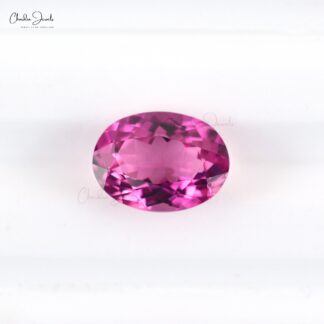 AAA Pink Tourmaline 1.36 Carat Natural Oval Cut Gemstone for Making Rings, 1 Piece