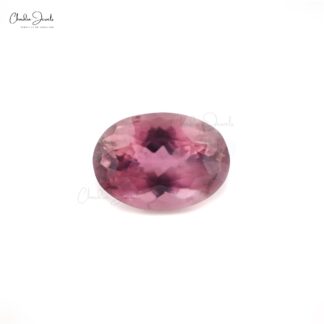 Fine Quality 10.50×7.50 MM Pink Tourmaline A Grade Oval Faceted Gemstone, 1 Piece