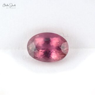 Fine Quality 10.50×7.50 MM Pink Tourmaline A Grade Oval Faceted Gemstone, 1 Piece