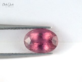 Fine Quality 10.50x7.50 MM Pink Tourmaline A Grade Oval Faceted Gemstone, 1 Piece