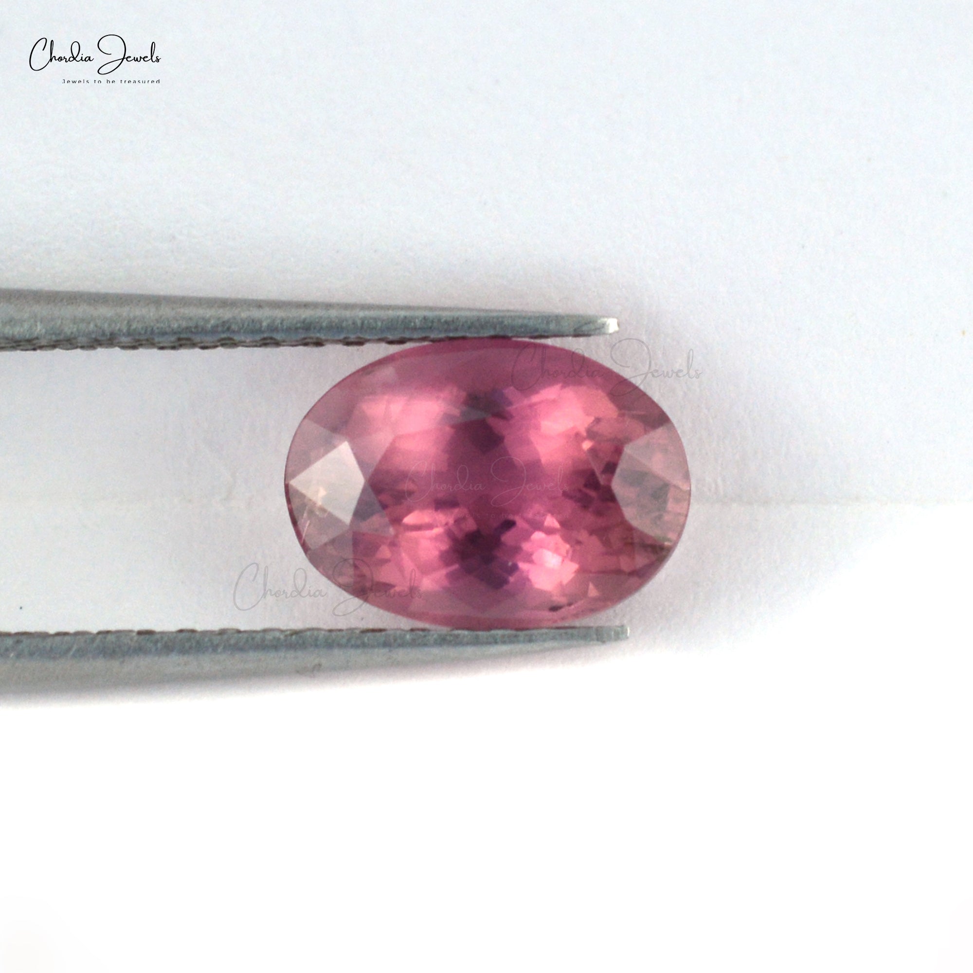 Fine Quality 10.50×7.50 MM Pink Tourmaline A Grade Oval Faceted Gemstone, 1 Piece