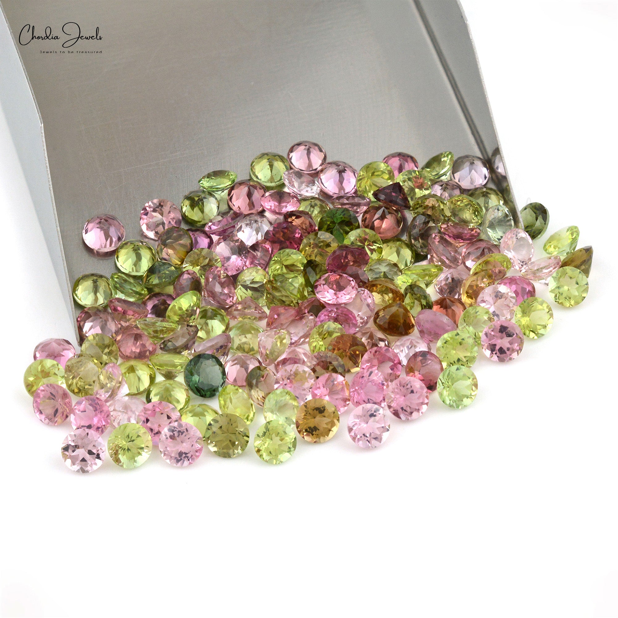 4mm Fine Quality Tourmaline Round Faceted Cut, 1 Piece