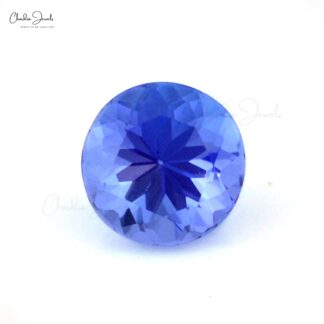 Wholesale Price Natural Tanzanite 2MM AAA Grade Gemstone for Making Jewelry, 1 Piece