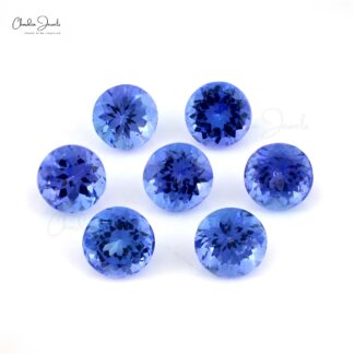 3MM Super Fine Quality Tanzanite Round Cut AAA Grade Loose Gemstone, 1 Piece
