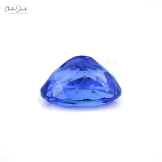 Authentic Tanzanite Oval Faceted Gemstone AAA Grade for Making Rings, 1 Piece