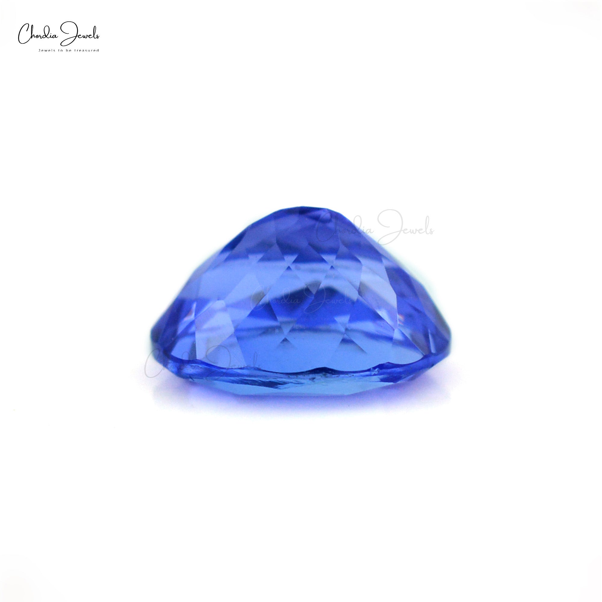 Authentic Tanzanite Oval Faceted Gemstone AAA Grade for Making Rings, 1 Piece