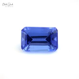 Octagon Faceted AAA Blue Tanzanite 5X3MM Top Grade Gemstone for Earrings, 1 Piece