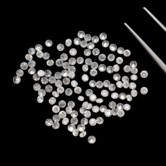 White Diamond 2MM Round Excellent Cut I1-I2 / G-H 11 Sieve Loose Diamonds, 1 Piece