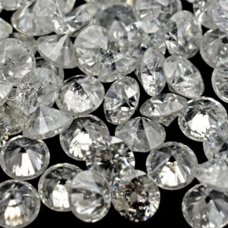 White Diamond 2MM Round Excellent Cut I1-I2 / G-H 11 Sieve Loose Diamonds, 1 Piece