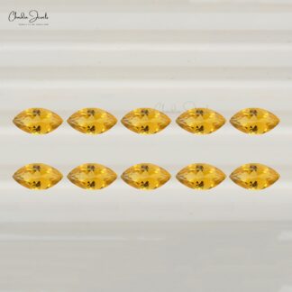 Top Quality Marquise Genuine Citrine Faceted Cut at Wholesale, 1 Piece