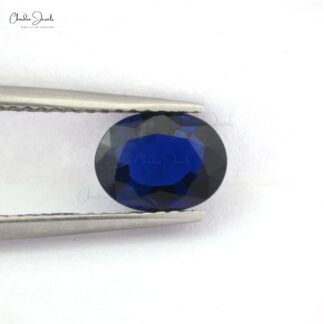 8x6mm Fine Quality Blue Sapphire Oval Faceted Fine Gemstone Wholesale Price, 1 Piece