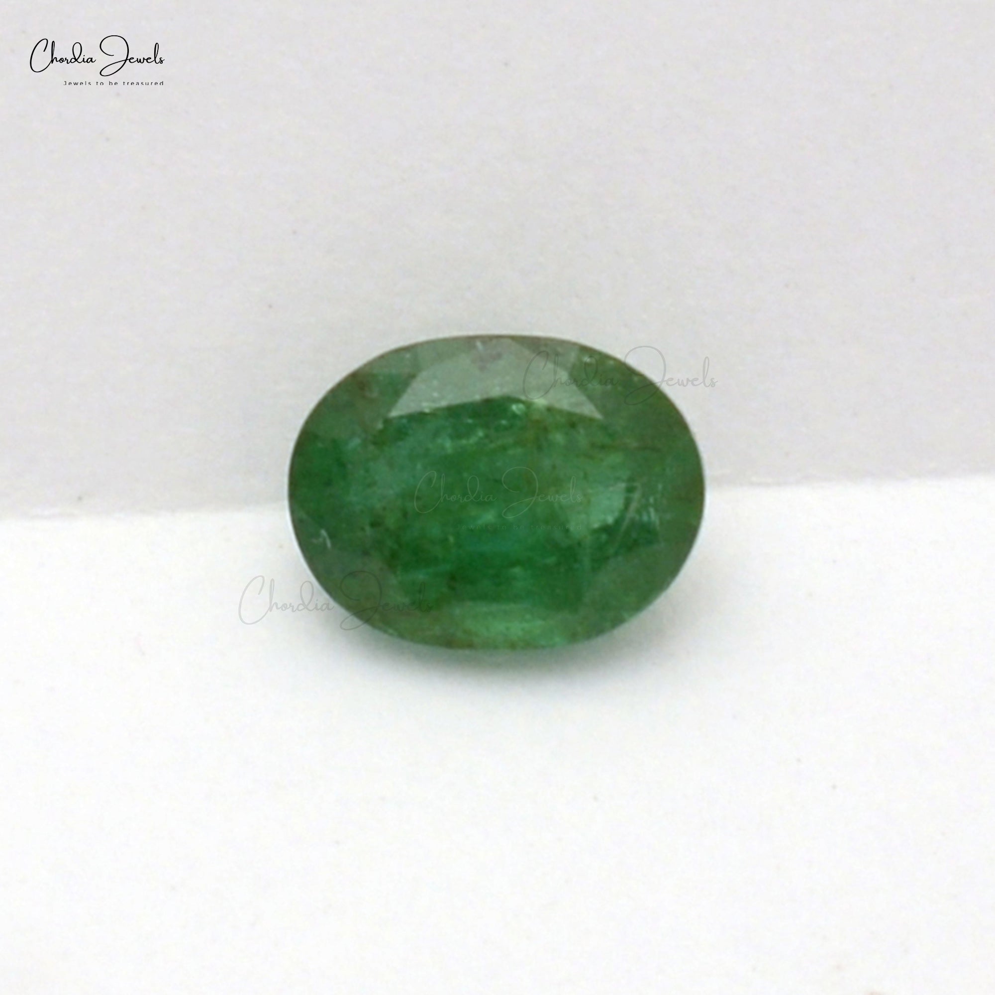 Natural Zambian Emerald 8X6MM Oval Cut Loose Gemstone for Sale, 1 Piece