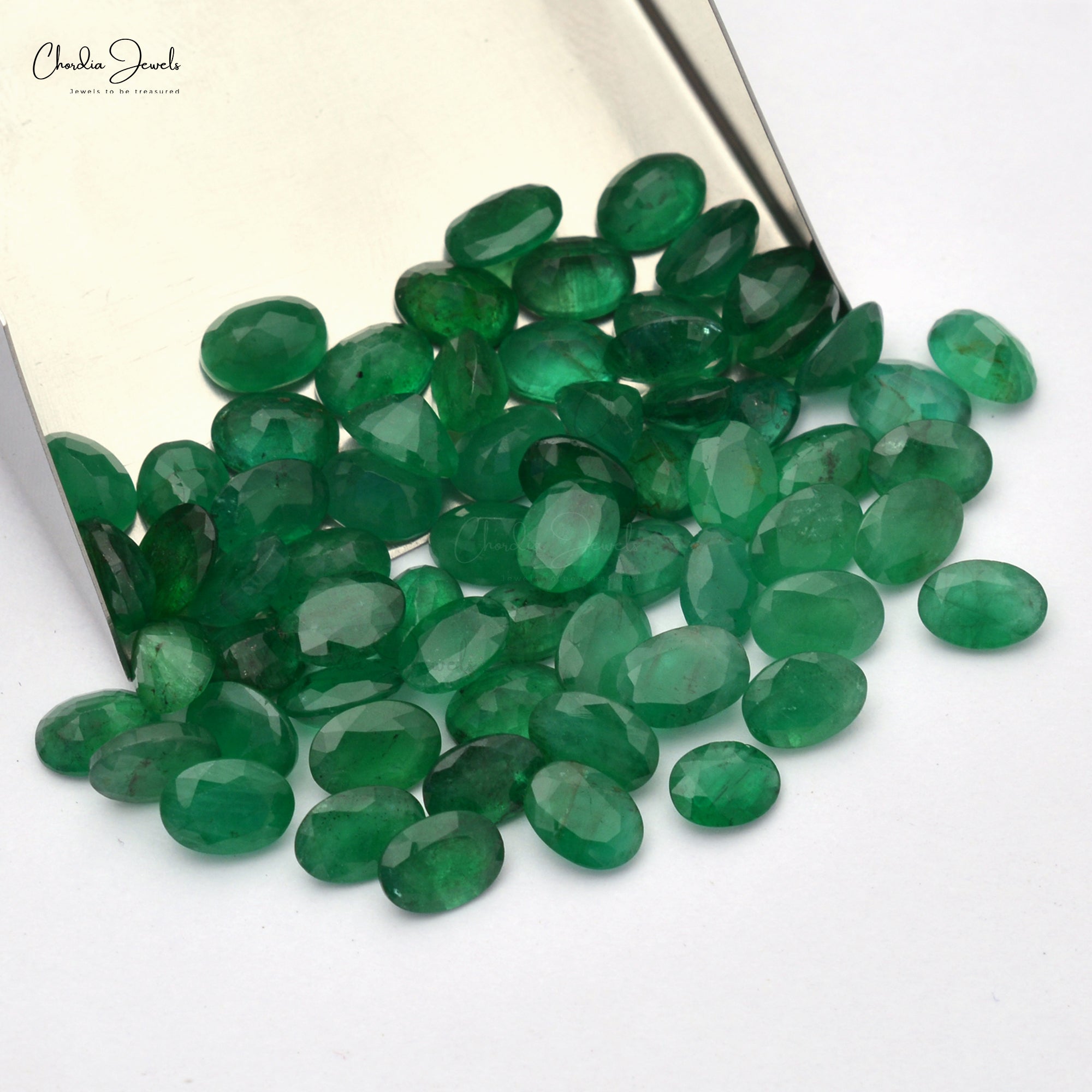 7x5mm Super Flawless Zambian Emerald Oval Cut Loose Gemstone for Sale, 1 Piece