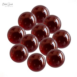 4.20 Carat Top Grade Natural Round Cabochon Garnet Gemstone Wholesaler, 1 Piece