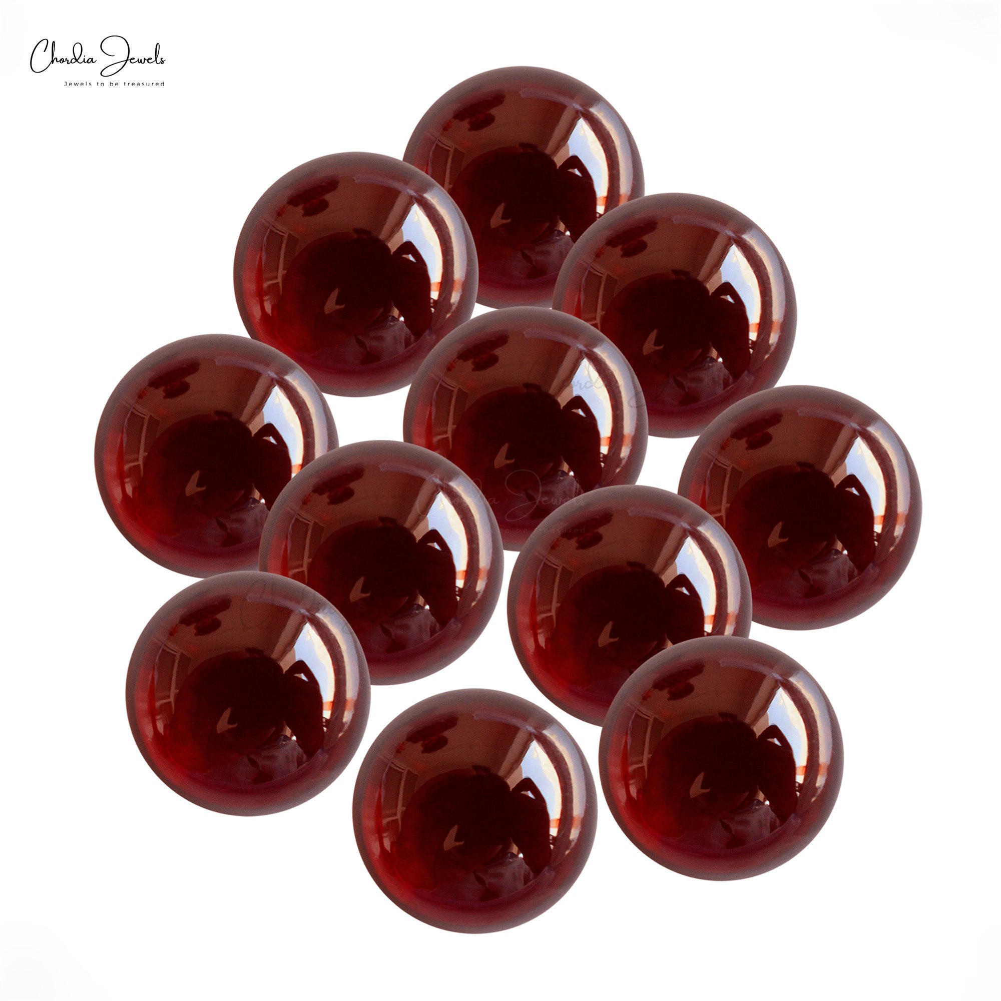 4.20 Carat Top Grade Natural Round Cabochon Garnet Gemstone Wholesaler, 1 Piece