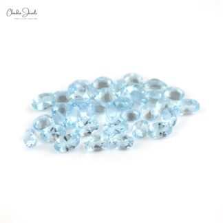 5x3 High Quality Natural Aquamarine Oval Cut Gemstone for Pendant, 1 Piece