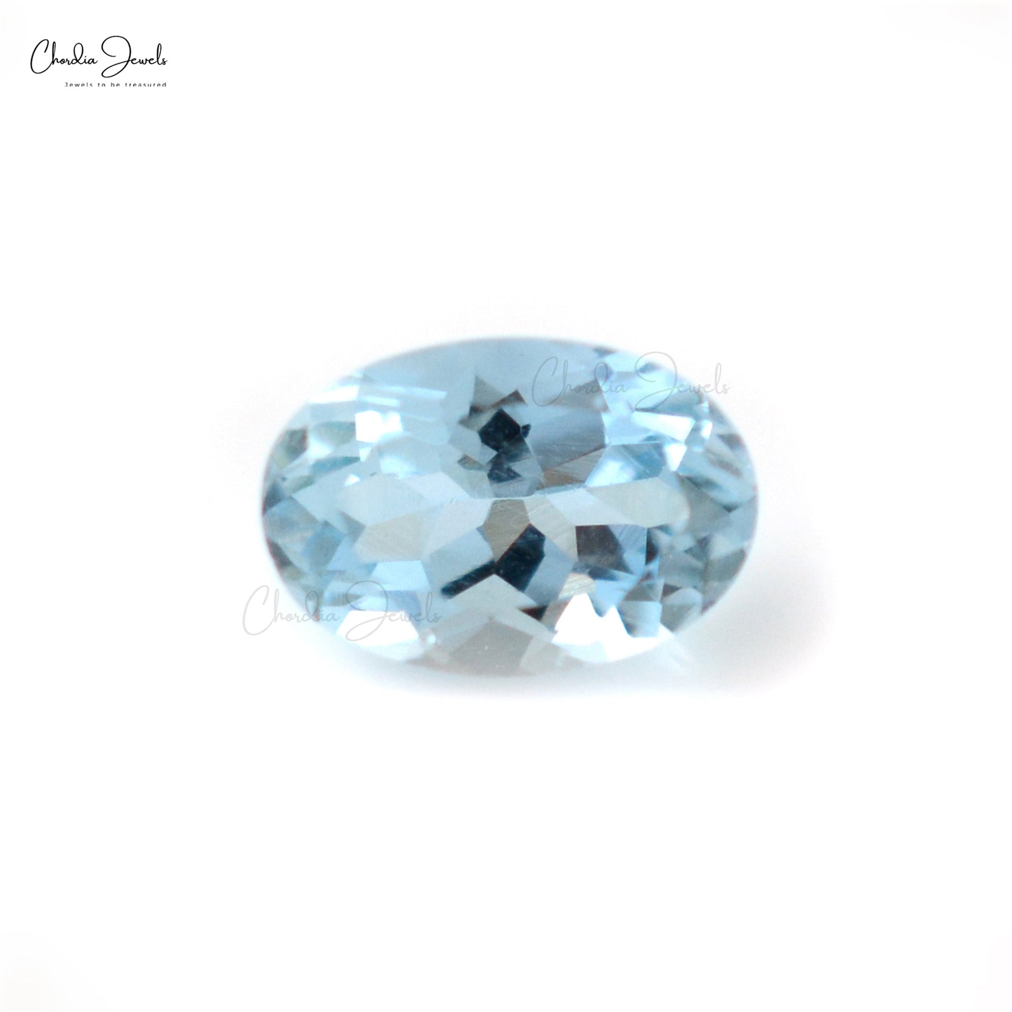 100% Natural Aquamarine 6×4 Oval Cut Loose Gemstone for Jewelry, 1 Piece