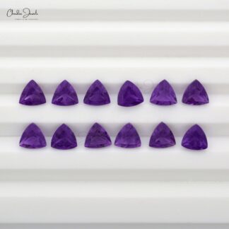 Wholesale Natural 4MM Amethyst Loose Gemstone for Sale, 1 Piece