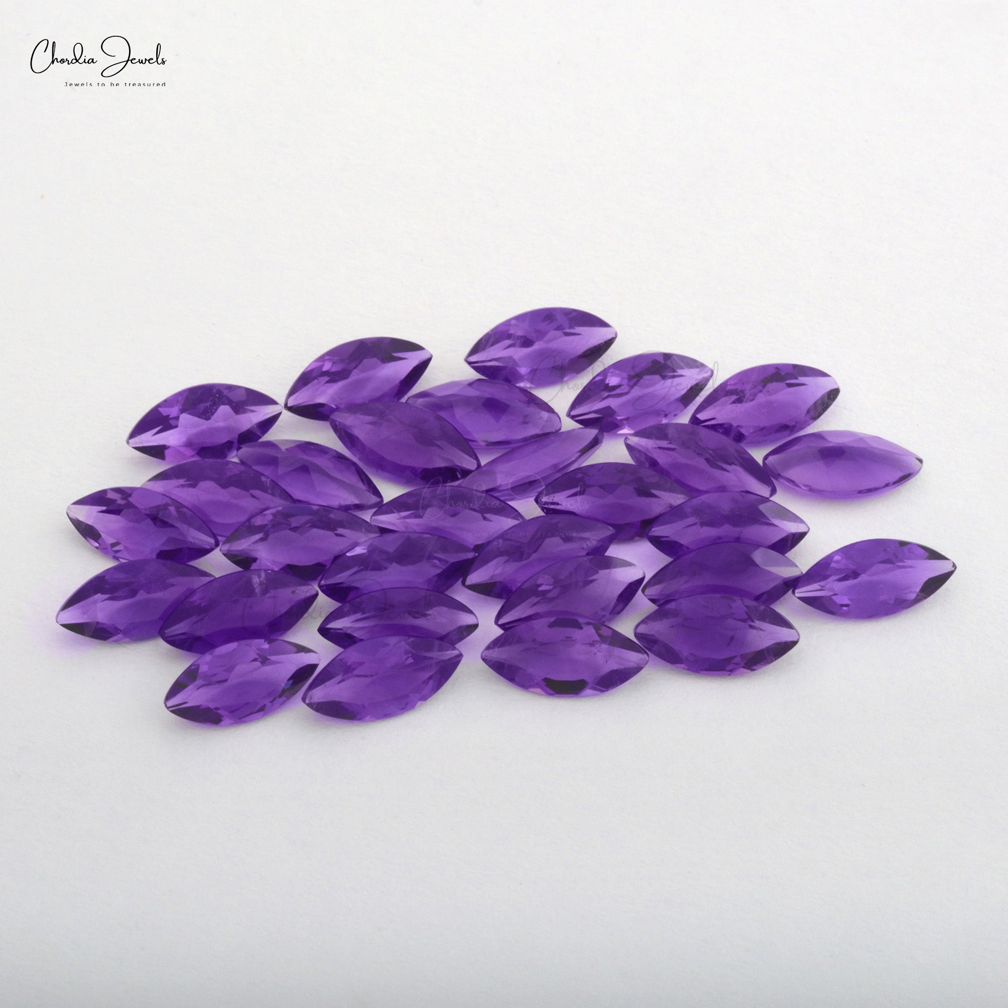 Natural 6X3MM AAA African Amethyst Marquise Cut Gemstone at Discount Price, 1 piece