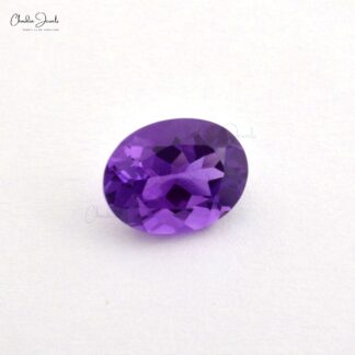 100% Natural AAA Quality 7x5 MM African Amethyst Oval Cut Loose Gemstone , 1 Piece