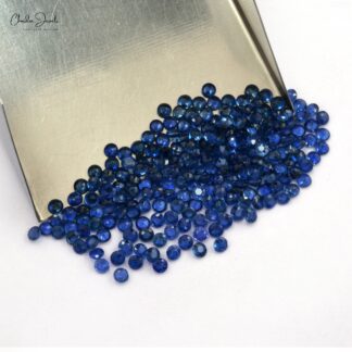 High Quality Genuine Blue Sapphire Faceted Round 2 mm - 2.50 mm, 1 Piece