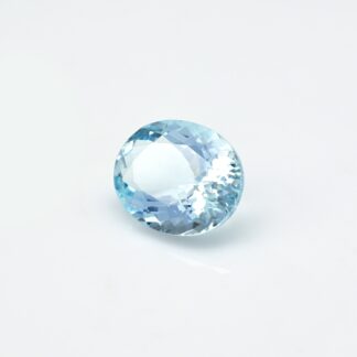 AAA Aquamarine 3.62 CT Oval Cut Certified Loose Gemstone For Ring Making, 1 Piece