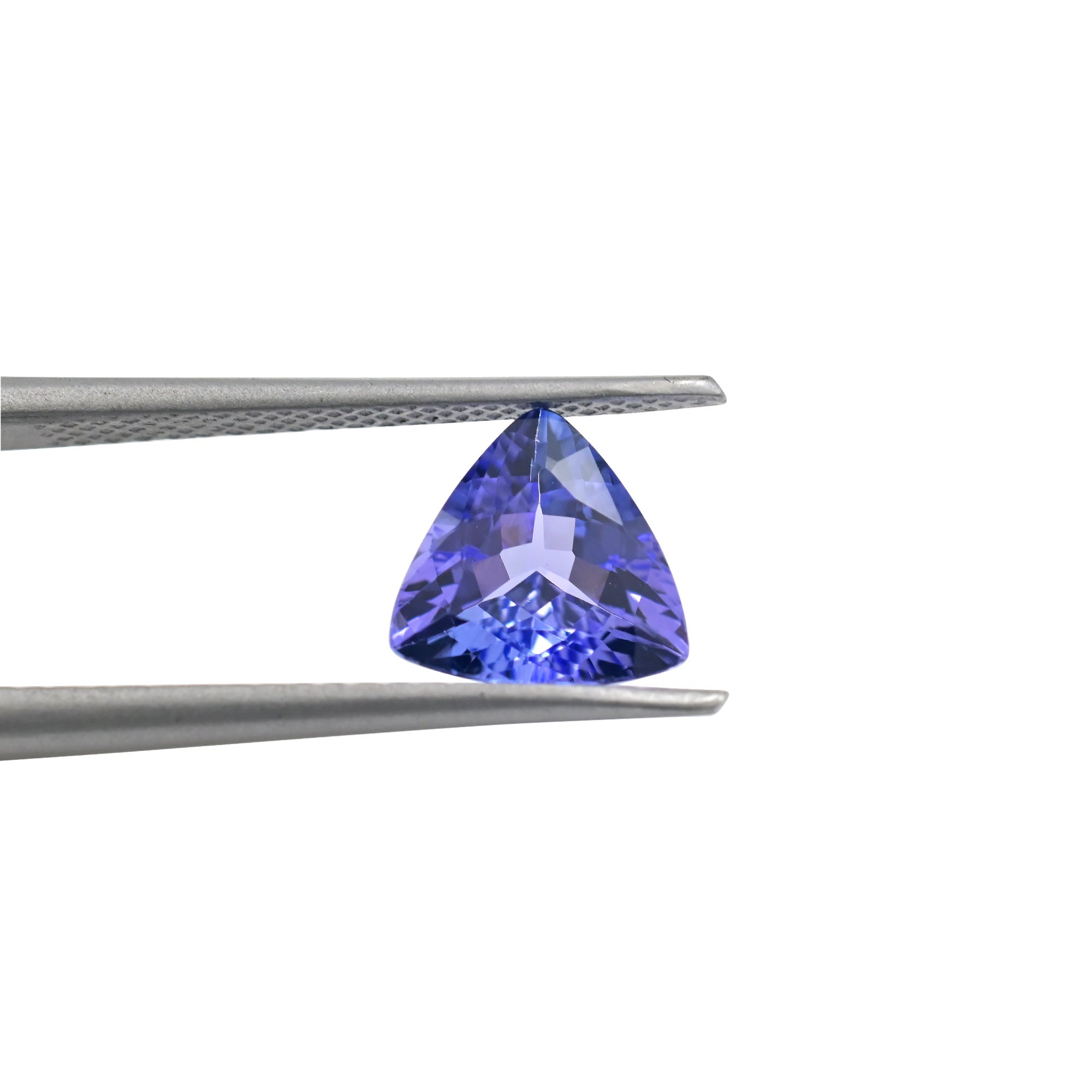 Natural Tanzanite 1.56 Ct Trillion Cut Loose Gemstone for Making Ring, 1 Piece