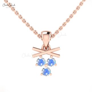 Cluster Dangle Charm In 14k Real Gold With 0.24 Ct Rainbow Moonstone Pendant