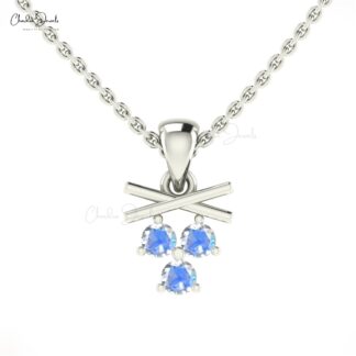 Cluster Dangle Charm In 14k Real Gold With 0.24 Ct Rainbow Moonstone Pendant